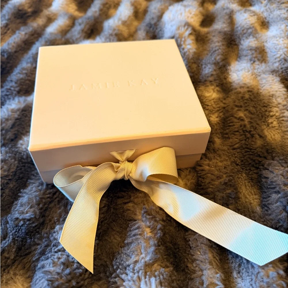 NWT Jamie Kay Ivory Baby Shoes with Pink Floral Design - Picture 5 of 5